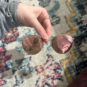 Ray Ban Round Flash Lenses Sunglasses